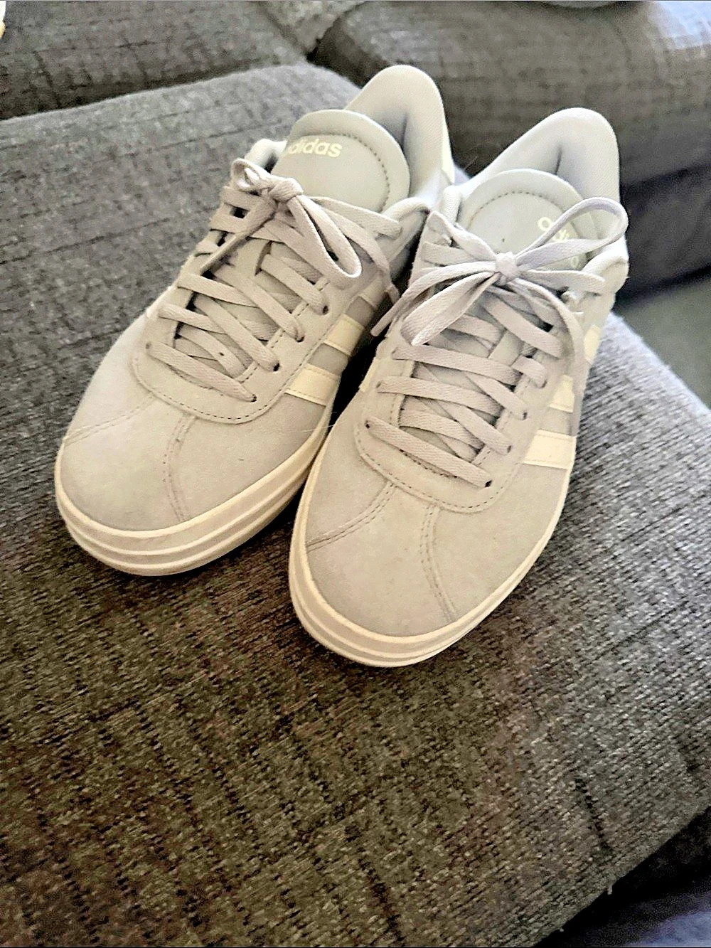 adidas Gazelle Bold Grey White (Women's) Sneakers - Picture 2 of 2